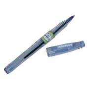 AbilityOne 7520016827166 SKILCRAFT Recycled Water Bottle Ballpoint Pen, Stick, Fine 0.5 mm, Blue Ink, Clear Barrel, Dozen