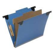 AbilityOne 7530016816248 SKILCRAFT Classification Folder, 1 Divider, Letter Size, Royal Blue, 10/Box
