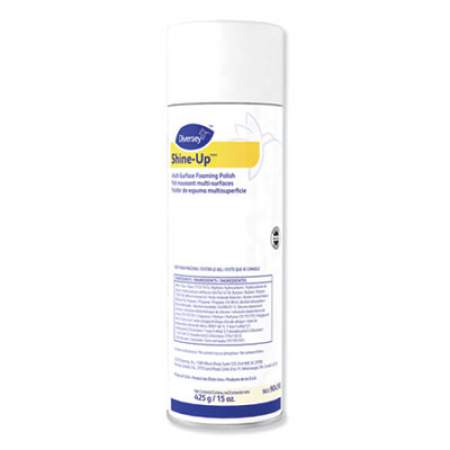 Diversey Shine-UpTM/MC Multi-Surface Foaming Polish, Lemon Scent, 15 oz Aerosol Spray, 12/Carton (904390)