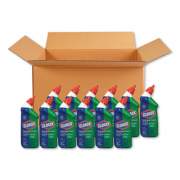 Clorox Toilet Bowl Cleaner with Bleach, Fresh Scent, 24 oz Bottle, 12/Carton (00031CT)