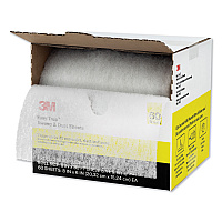 Easy Trap Duster Sweep and Dust Sheets, 8" x 30 ft, White, 60 Sheet Roll (59152W)