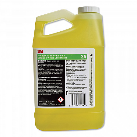 Neutral Cleaner Concentrate 3A, Fresh Scent, 0.5 gal Bottle, 4/Carton (3A)