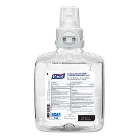 PURELL Healthcare HEALTHY SOAP 0.5% PCMX Antimicrobial Foam, For CS8 Dispensers, Light Floral Scent, 1,200 mL, 2/Carton (787802CT)