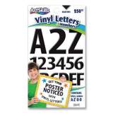 ArtSkills Poster and Bulletin Board Vinyl Letters and Numbers, Black, 1" and 2" h, 250/Pack (636545)