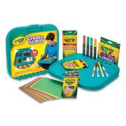 Crayola Create N' Carry Case, Combo Art Storage Case and Lap Desk, 75 Pieces (046814)