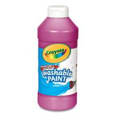 Crayola Washable Paint, Magenta, 16 oz Bottle (542016069)