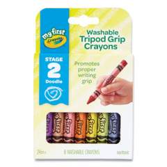 Crayola My First Triangular Crayons, 8/Pack (2753070)