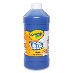 Crayola Washable Fingerpaint, Blue, 32 oz Bottle (551332042)