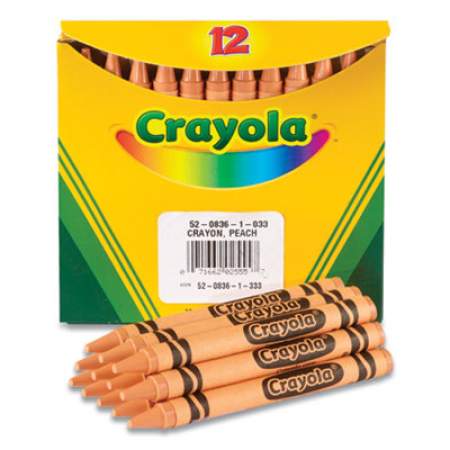Crayola Bulk Crayons, Peach, 12/Box (24326245)
