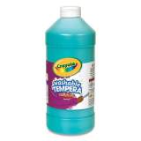 Crayola Artista II Washable Tempera Paint, Turquoise, 32 oz Bottle (24326246)