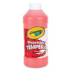 Crayola Premier Tempera Paint, Fluorescent Red, 16 oz Bottle (24326259)