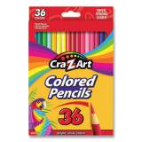 Cra-Z-Art Colored Pencils, 36 Assorted Lead/Barrel Colors, 36/Box (10438WM36)