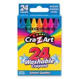 Cra-Z-Art Washable Crayons, Assorted, 24/Pack (1022248)