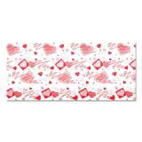 Pacon Corobuff Corrugated Paper Roll, 48" x 25 ft, Valentine Hearts (0012251)