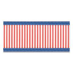 Pacon Corobuff Corrugated Paper Roll, 48" x 25 ft, Stars and Stripes (0019841)