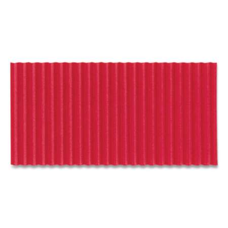 Pacon Corobuff Corrugated Paper Roll, 48" x 25 ft, Flame Red (0011031)