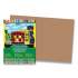 Pacon Riverside Construction Paper, 76 lb, 12 x 18, Light Brown, 50/Pack (403020)
