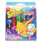 Mr. Sketch Scented Watercolor Marker Penny Candy Set, Broad Chisel Tip, Assorted Penny Candy Colors, 6/Pack (2090580)
