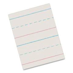 Pacon Multi-Program Picture Story Paper, 30 lb, 5/8" Long Rule, Two-Sided, 12 x 18, 250/Pack (826246)