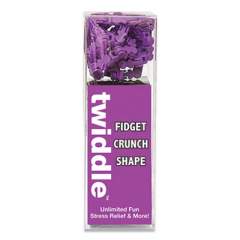 Zorbitz Twiddle Fidget Crunch Shape, Purple (2758892)
