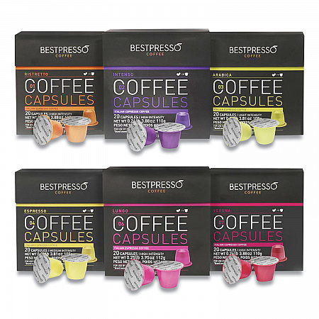 Nespresso Pods Coffee Variety Pack, 120/Carton (BST06104)