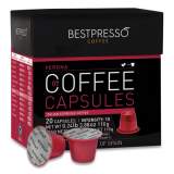 Bestpresso Nespresso Verona Italian Espresso Pods, Intensity: 10, 20/Box (2092398)