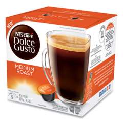 Nescafe Dolce Gusto Capsules, Medium Roast, 16/Box (24356717)