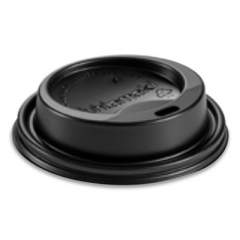 Huhtamaki Dome Sipper Hot Cup Lids, Fits 8 oz Hot Cups, Black, 1,000/Carton (89435)