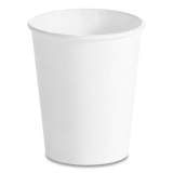 Huhtamaki Single Wall Hot Cups 8 oz, White, 1,000/Carton (62900)