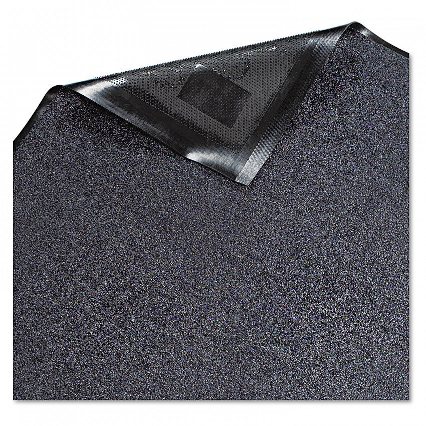 Platinum Series Walk-Off Indoor Wiper Mat, Rectangular, Gray Carpeted Surface, 36" x 60" (94030530)