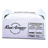 Impact Rest Assured Seat Covers, 14.25 x 16.85, White, 250/Pack, 20 Packs/Carton (25177673)