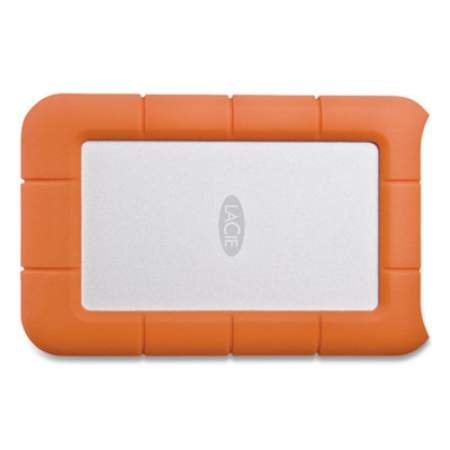 LaCie Rugged Portable External Hard Drive, 2 TB, USB-C and USB 3.0 (24388194)