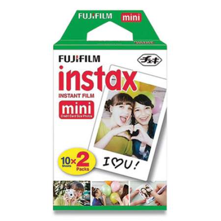 Fujifilm Instax Mini Film, 800 ASA, Color, 20 Sheets (275745)