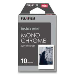 Fujifilm Monochrome Instax Film, Black and White, 10 Sheets (2637040)