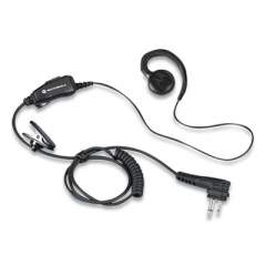 Motorola Swivel Monaural Over-The-Ear Earpiece With In-Line Microphone and PTT, Black (918408)