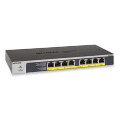 NETGEAR Unmanaged Gigabit Ethernet Switch, 16 Gbps Bandwidth, 192 KB Buffer, 8 PoE Ports (24366622)