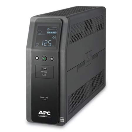 APC BN1350M2 Back-UPS PRO BN Series Battery Backup System, 10 Outlets, 1350VA, 1080 J (24313763)