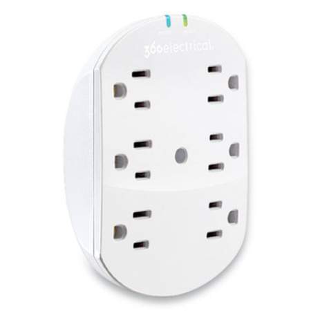 360 Electrical Loft Surge Protector, 6 AC Outlets, 900 J, White (2481427)