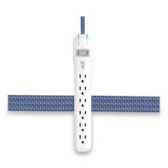 360 Electrical Habitat 6-Outlet Surge Protector, 6 ft Cord, Summer Twilight (24300814)
