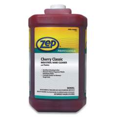 Zep Professional Cherry Industrial Hand Cleaner with Abrasive, Cherry, 1 gal Bottle, 4/Carton (R04860)