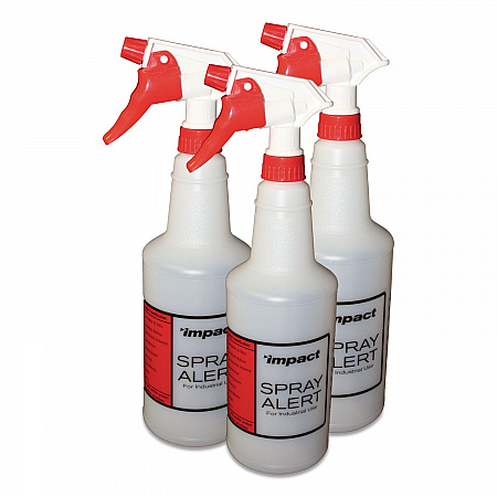 Spray Alert System, 32 oz, Natural with White/White Sprayer, 24/Carton (5032SS)