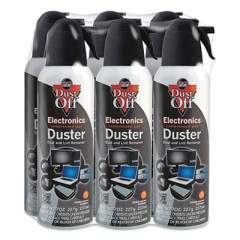 Dust-Off Disposable Compressed Gas Duster, 7 oz Can, 6/Pack (356652)