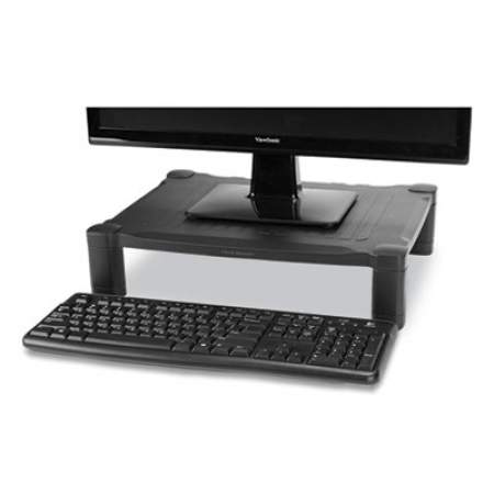 Mind Reader Adjustable Rectangular Monitor Stand, 17" x 13" x 3.75" to 5.75", Black, Supports 22 lbs (24395821)
