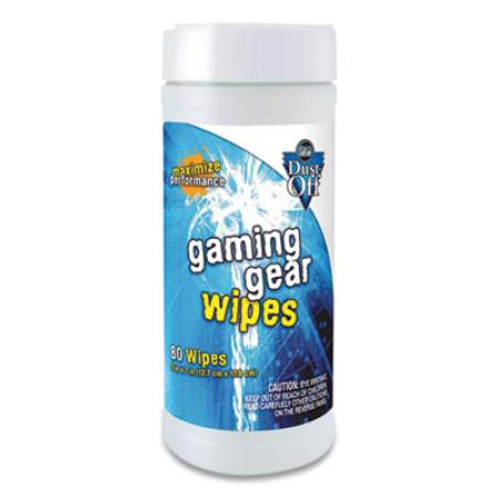Dust-Off Gaming Gear Wipes, 80 Tub (DFG20035)