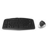 GoldTouch V2 Adjustable Wireless Ergonomic Keyboard and Mouse Combo, Black (48114)