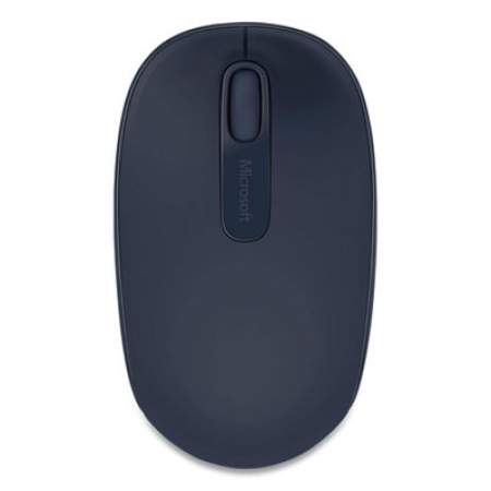 Microsoft Mobile 1850 Wireless Optical Mouse, 2.4 GHz Frequency/16.4 ft Wireless Range, Left/Right Hand Use, Wool Blue (U7Z00011)