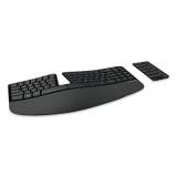 Microsoft Sculpt Ergonomic Wireless Keyboard, 104 Keys, Black (206710)