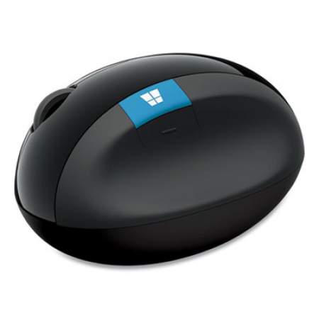 Microsoft Sculpt Ergonomic Wireless Optical Mouse, 2.4 GHz Frequency/10 ft Wireless Range, Right Hand Use, Black (206711)