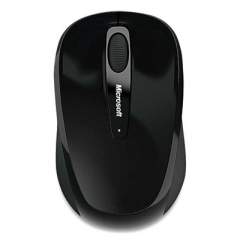Microsoft Mobile 3500 Wireless Optical Mouse, 2.4 GHz Frequency/16.4 ft Wireless Range, Left/Right Hand Use, Black (927233)