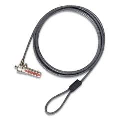 Targus DEFCON Cable Lock, 6.5 ft, Black (672577)
